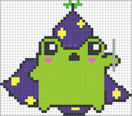 Elev808 Wizard Frog - purple,green