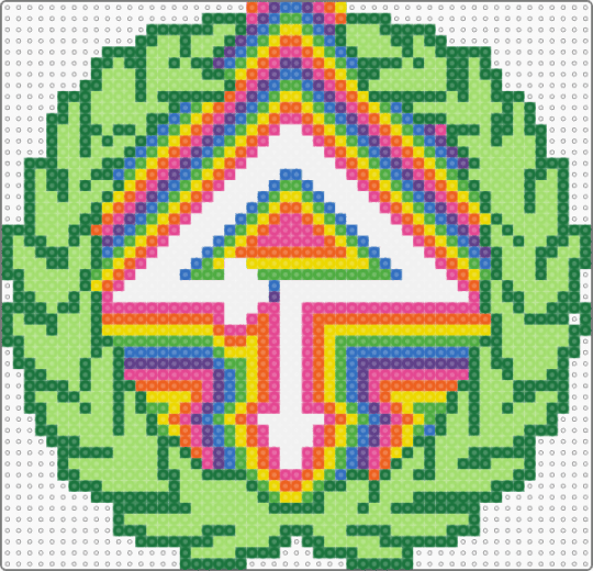 Colorful of the trees - of the trees,logo,dj,music,edm,neon,green