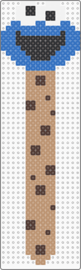 Cookie Monster Bookmark - beige