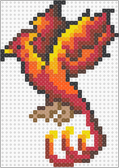 Pheonix - brown,red,orange