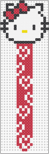 Hello Kitty Bookmark - red