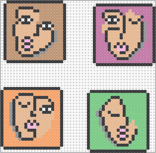 Inosuke w/mask Fuse Bead Pattern - Kandi Pad | Kandi Patterns, Fuse ...