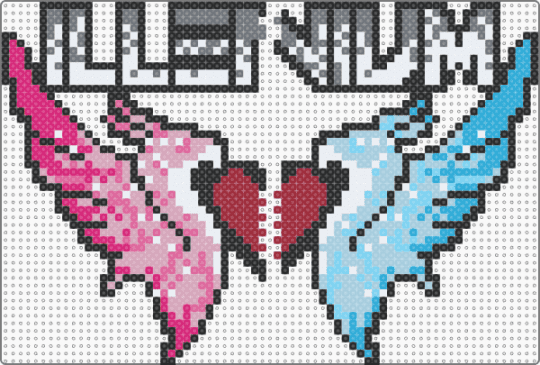 Illenium lovers - pink,light blue