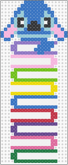 Stitch Bookmark - stitch,like and stitch,bookmark,books,disney,movie,cartoon,blue,pink,green