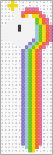 Unicorn bookmark - unicorn,animal,fantasy,bookmark,book,rainbow,colorful,yellow,pink,orange,green