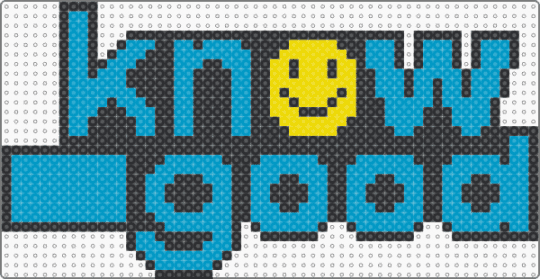know Good logo remixed - light blue