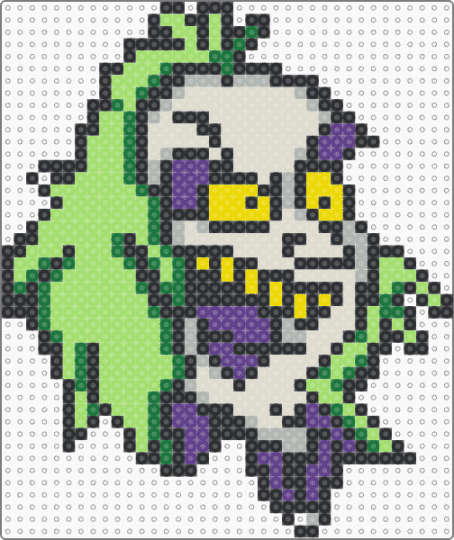 Beetlejuice - green,beige