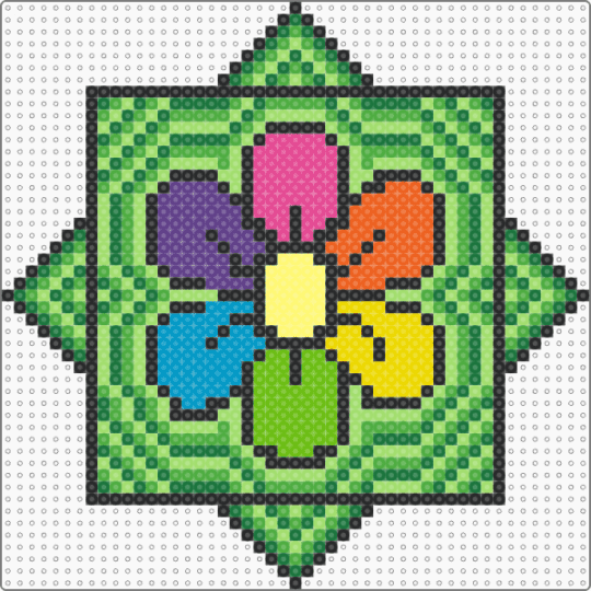 Flower power Flowstar - green