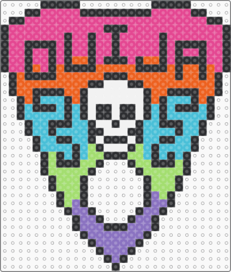 Colorful ouija Board Planchette - pink,orange,light blue