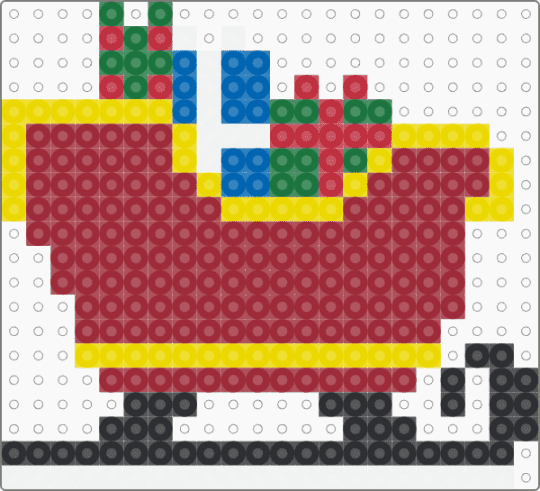 Santa's Sleigh - red