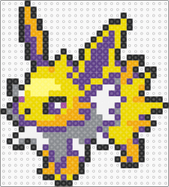 jolteon (votali) - purple,yellow,pokemon,sprite,nintendo