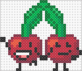 Cherries - red,green,ii,inanimate insanity,cherries,ii cherries,osc,object shows