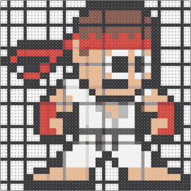Ryu - ryu,street fighter,arcade,video game,character,capcom,red,white