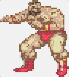 Zangief (detailed) - zangief,street fighter,video game,brawler,character,passion,classic,detailed,bro