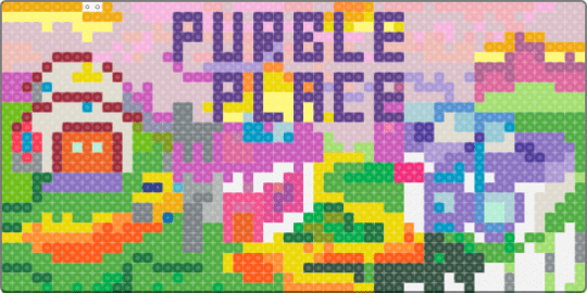 💜 purble place 🏠 🎂 - colorful, green, nostalgia, orange, purble place, video game, yellow