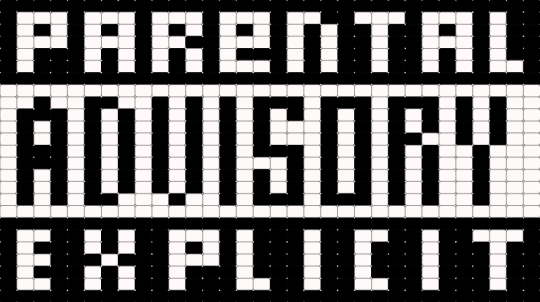 🔞Parental advisory explicit sign 🔞 - black, white