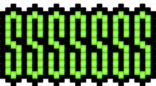 Cool s thingy cuff - black,green,s thing,pattern