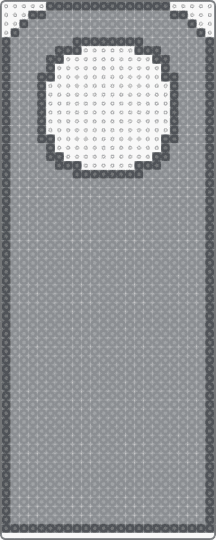 Door hanger template - gray