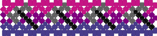 🪓 bisexual flag with double headed axe 😏 🪓 - pink,purple