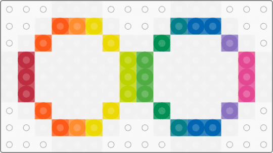 Autism sign - white,blue,orange,green