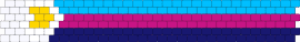 poly cuff - light blue,pink,purple