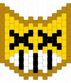 odette charm - gold,yellow