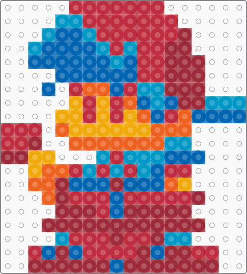 FNF Boyfriend SMB1 Shaded - red