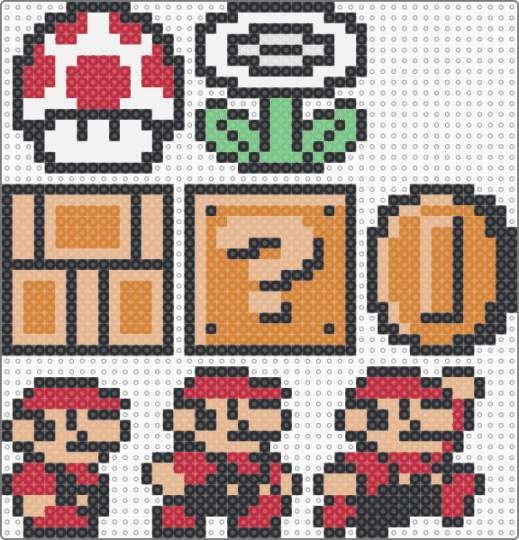 SMB3 - super mario,super mario bros,video game,mario,nintendo,game,gaming,red,beige,orange