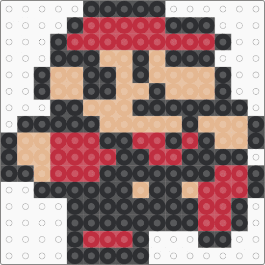 SMB3 Small Mario Kick - red,beige