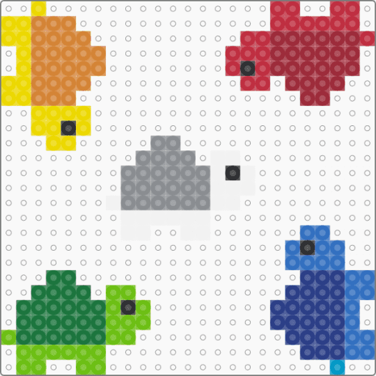 Mini Turtles - blue, green, red