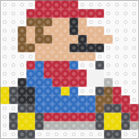 Mario Kart - beige,red,blue