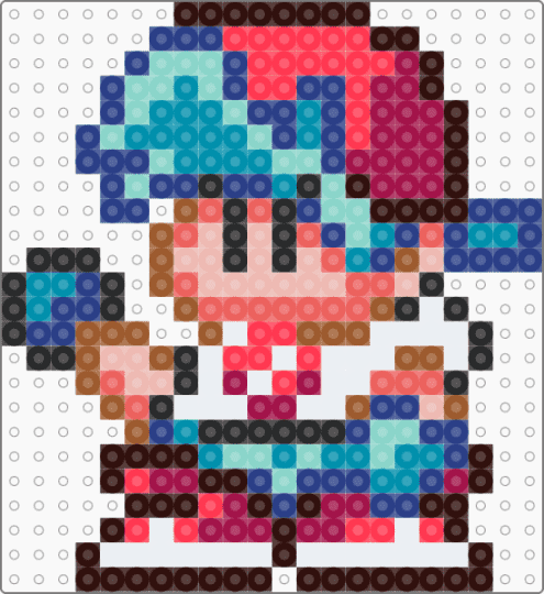 BF SMW - brown,red,blue