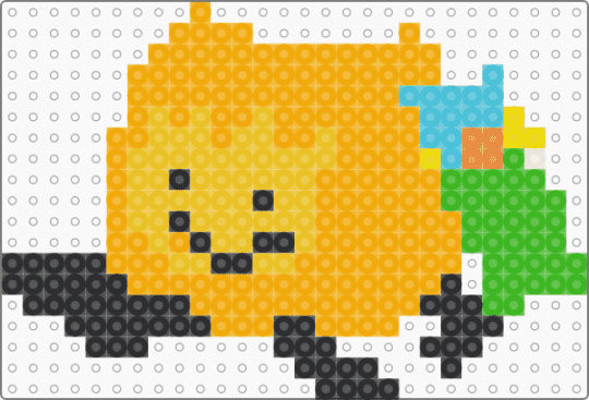 Firey Jr. Plush - orange,yellow