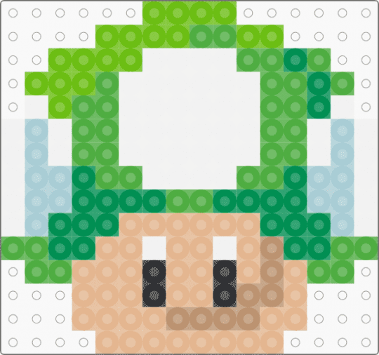 1-Up Mushroom Deluxe - beige,green