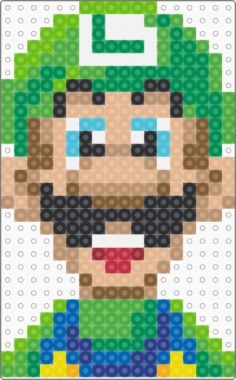 Luigi Deluxe - green,beige