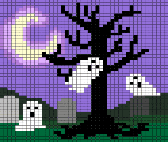 Haunted Tapestry - purple