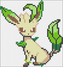 Leafeon - green,yellow