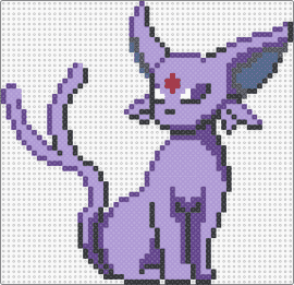 Purple Espeon - purple,pink