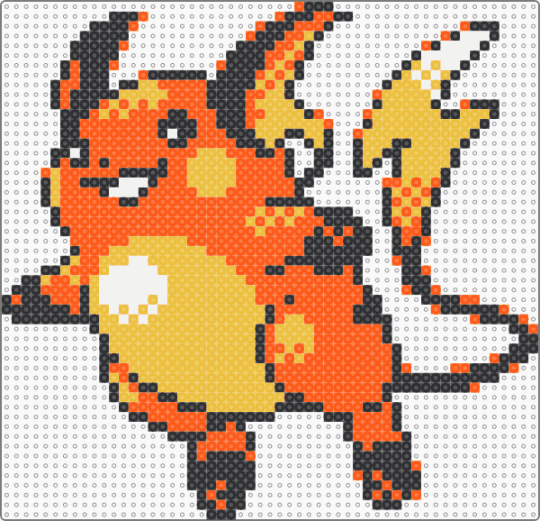 Raichu - orange,yellow