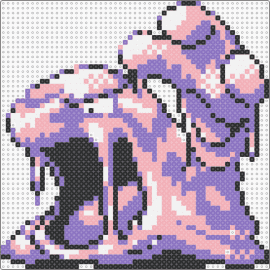 Pokemon Red Muk - blue,beige,pokemon red,pokemon,muk