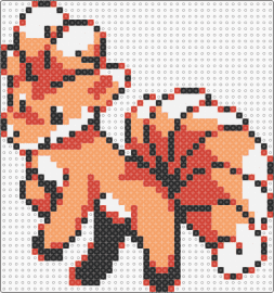 Pokemon Red Vulpix - red,orange,pokemon,vulpix