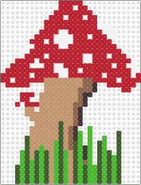 Mushroom 🍄 - red,tan