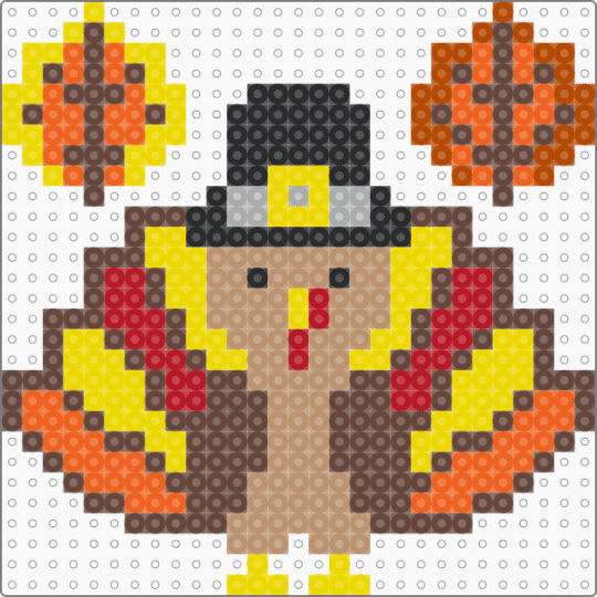 BIG TURKEY - yellow,brown,beige