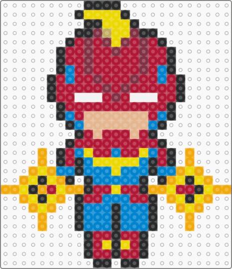 CAPTAIN MARVEL - red,blue