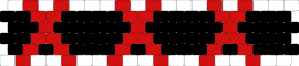 Arlecchino cuff - white,red,genshin,genshin impact,arlecchino