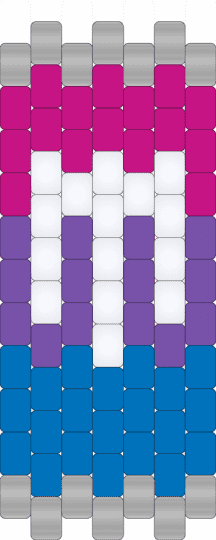 Pride Monster Bi - bisexual, blue, monster, pink, pride