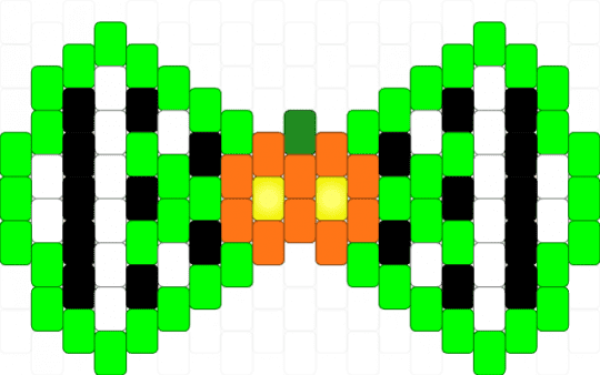 Pumpkin Bow - bow, bowtie, green, pumpkin
