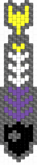 Nonbinary fish bone tie - 