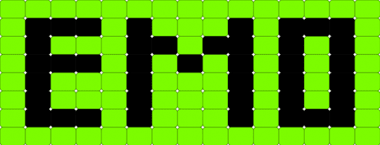 Emo - green,black