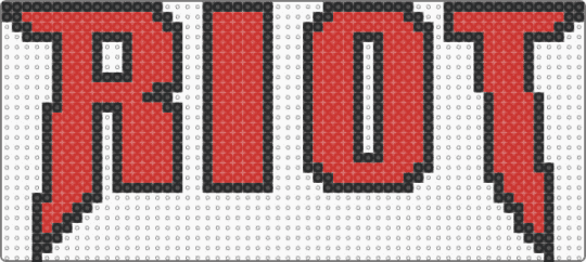 RIOT - black, red